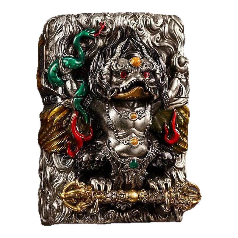zippo正品打火机重甲套壳大鹏鸟