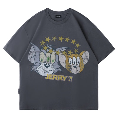 BJHG猫和老鼠联名凉感情侣短袖