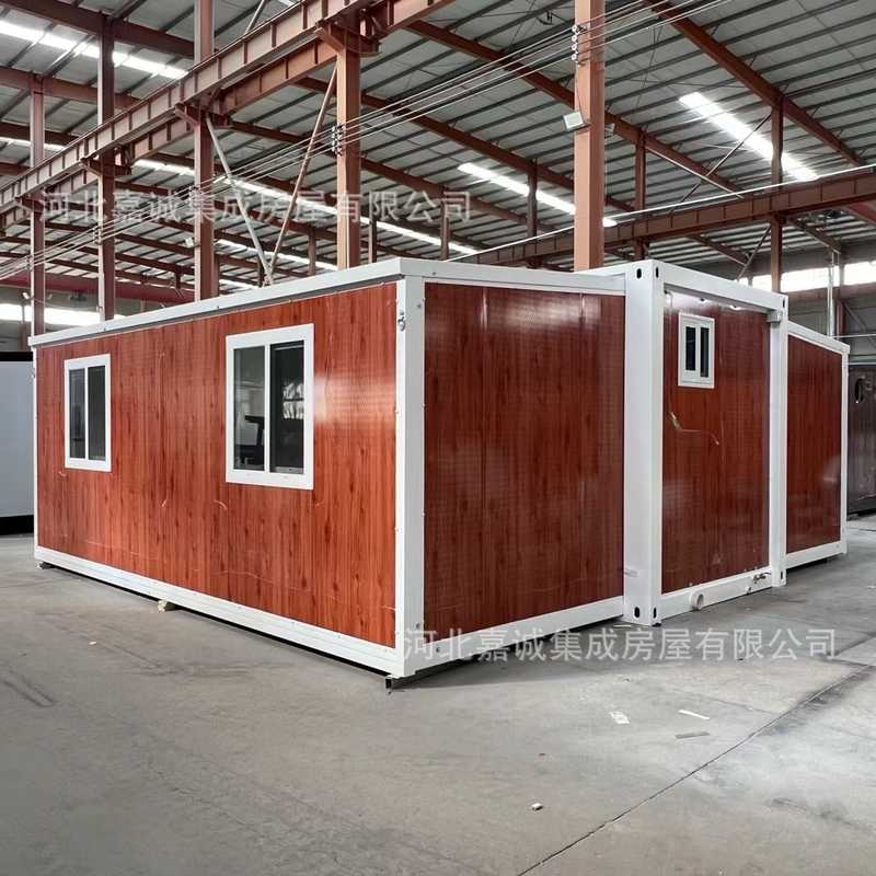 双翼折叠房彩钢房活动房民宿跨境房屋集装箱景区拓展集成双翼移动