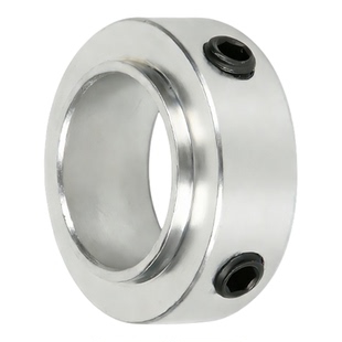 铝合金轴承固定环光轴挡圈凸台顶丝台阶限位环定位环SCSBR/SCSRAW