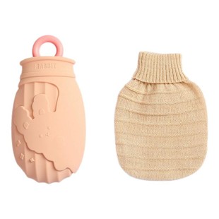 婴儿热水袋硅胶暖水袋注热敷小号迷你暖腹缓解胀气二月闹宝宝可用