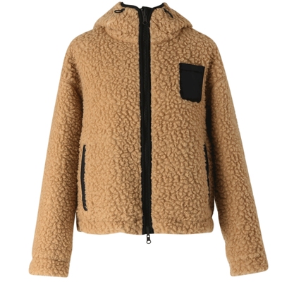 IIIVIVINIKO双面短外套羊羔