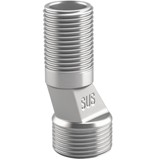 淋浴龙头配件304不锈钢黄铜加长变径曲脚弯脚混水阀偏心拐角弯脚