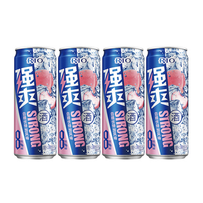 强爽8度鸡尾酒锐澳330ml*4罐