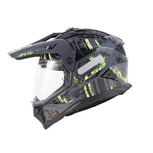 LS2摩托车双镜片拉力盔男女全盔机车四季通用防雾头盔MX702