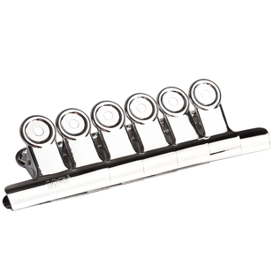 晨光票据夹子固定山形夹不锈钢铁票据夹画板特大号小号书小夹子文件家用多功能强力金属蝴蝶凭证票夹办公用品