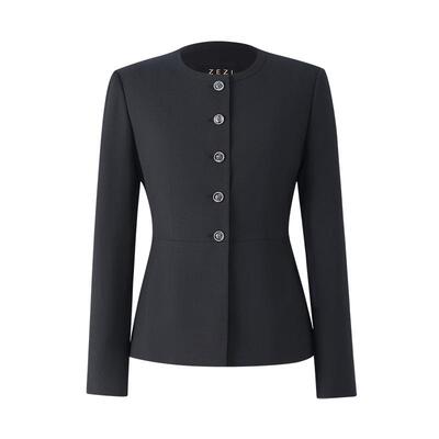 洋气减龄羊毛西装套装小香风外套