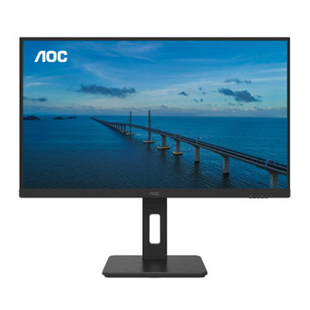 AOC冠捷27寸4K高清商用显示器可竖向旋转显示屏3840x2160P分辨率