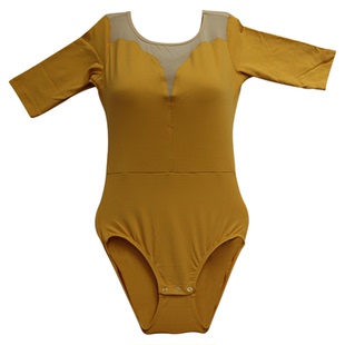 新品学生上课芭蕾舞练功服艺考形体服舞蹈服体操服女练功衣成人夏