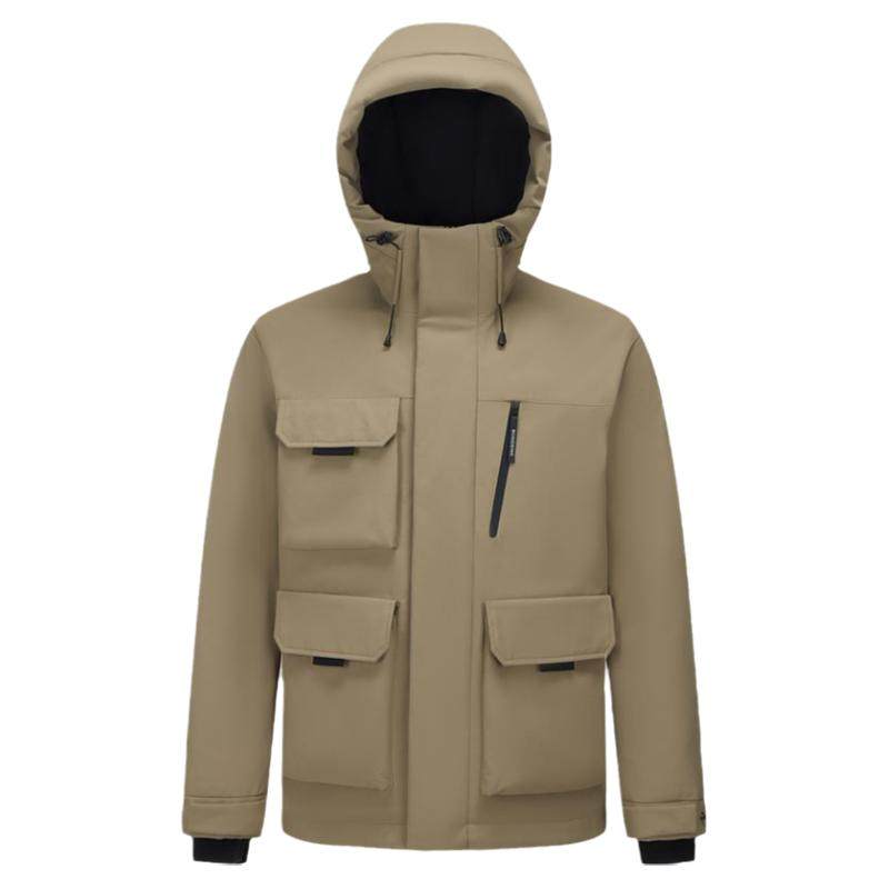 波司登连帽工装羽绒服