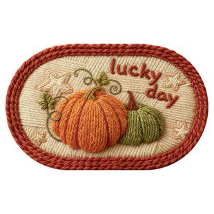 【新款南瓜】立体编织仿亚麻浴室吸水地垫厕所卫生间门口防滑脚垫