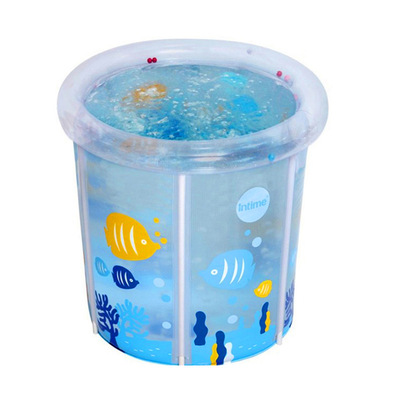 盈泰新生宝宝可折叠保温游泳桶