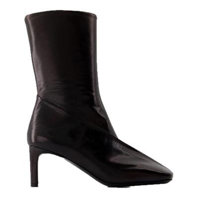 Jil Sander 吉尔桑达 Ankle Boots 皮质踝靴