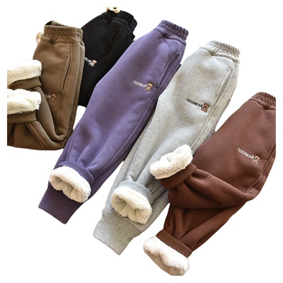 羊驼绒加厚保暖棉裤羊驼绒休闲裤