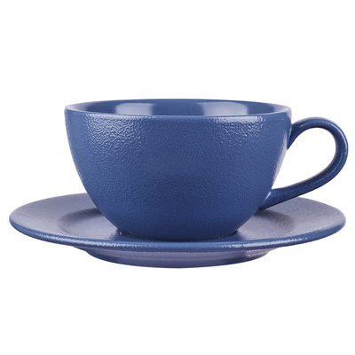 哑光磨砂北欧风咖啡杯茶杯带碟