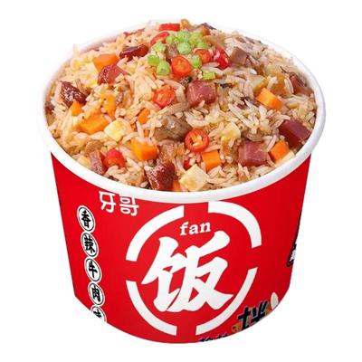 消愁干拌饭大份量冲泡米饭