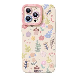 适用苹果17手机壳iPhone16promax女新款15pro秋冬高级感14plus花朵全包13pm硅胶小清新12小众11防摔x套带挂绳