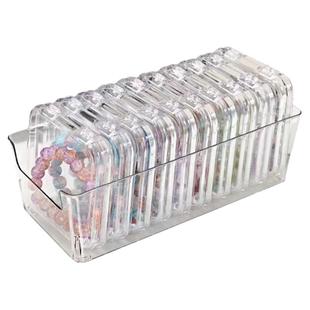 居家家手串收纳盒桌面耳环项链手链戒指饰品盒式防氧化分格整理盒