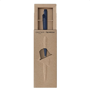 瑞士CDA卡达849咖啡胶囊限量联名第6代圆珠笔六角金属铝午夜蓝