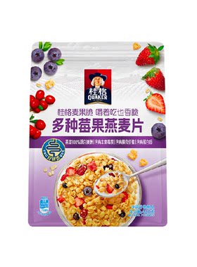 桂格即食香脆水果麦片开袋即食