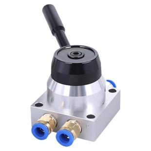 气动手转阀三位四通K34R6-8L气缸开关换向控制阀8D手动转向手板阀