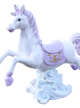 马年吉祥物落地摆件卡通马