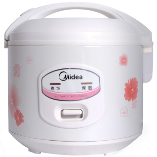 美的电饭锅老式小型2-3到4人4-5L多功能机械式蒸煮一体不粘电饭煲