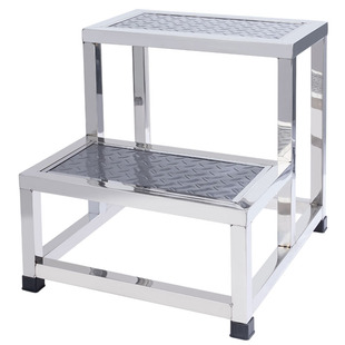 不锈钢脚踏凳家用梯台阶踏步三步楼梯两二三四步梯台阶凳室内梯凳