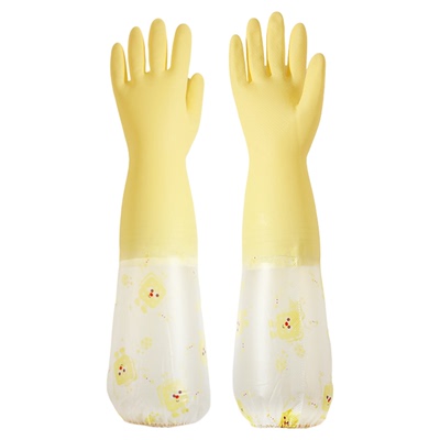 加绒加厚家务厨房耐用洗碗手套清洁洗碗打扫卫生衣服刷碗专用手套