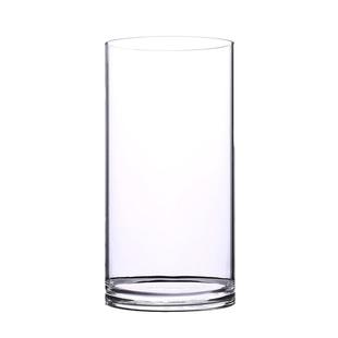 大号落地直筒水培富贵竹透明玻璃花瓶鱼缸婚庆路引插花水培圆筒