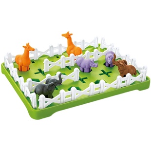 智慧农场主桌游专注力游戏儿童机智的农夫动物闯关益智玩具3-6岁