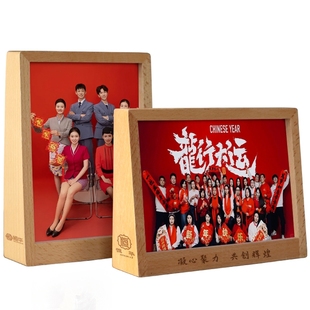 定制相框摆台实木6 7寸8寸10寸A4桌摆证书框亚克力高级感刻字画框