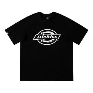 Dickies帝酷适字母印花短袖T恤女2026春季新潮流款宽松简约上衣m