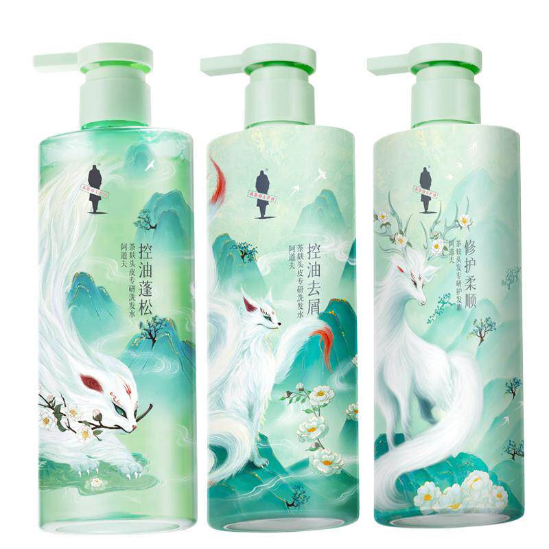 阿道夫山海经茶麸洗发水350ml