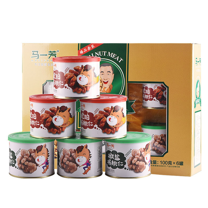 马一芳椒盐琥珀核桃仁坚果礼盒装