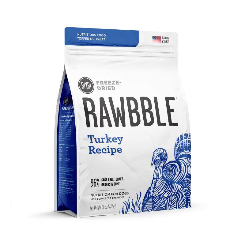 BIXBI毕克比【RB犬冻干火鸡】美国原装进口全价狗主食冻干纯鲜肉