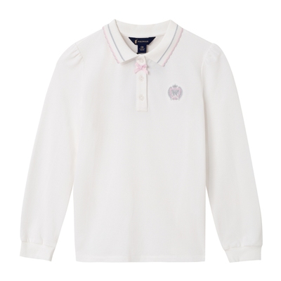 POLOWALK长袖休闲翻领T恤