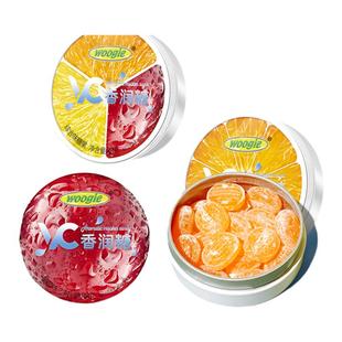 Woogie水果糖VC香润糖硬口气清新润薄荷喉教师节礼物盒装提神醒脑