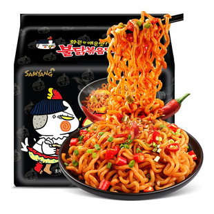 三养火鸡面韩国正宗超辣泡面方便面方便速食拉面袋装炸酱干拌面