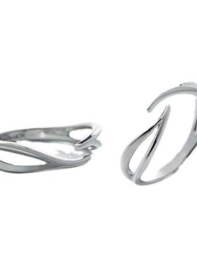 2022年时尚个性尾戒小指男女纯银