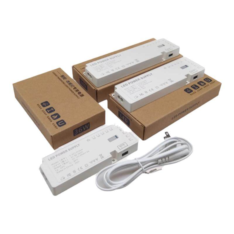 LED橱柜灯电源开关恒压驱动适配器12V杜邦接口电源变压器衣柜电源