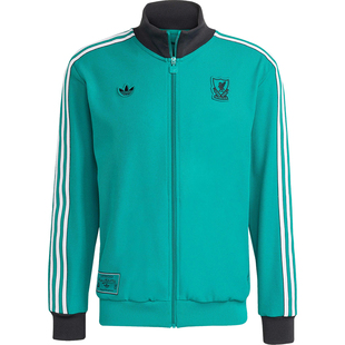 Adidas/阿迪达斯正品三叶草男士休闲运动立领耐穿足球外套JW5464