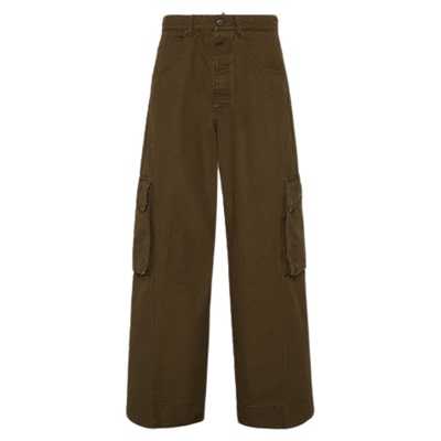 【新品7折】DSQUARED2/D2次方 2025秋冬男士时尚休闲宽松工装裤