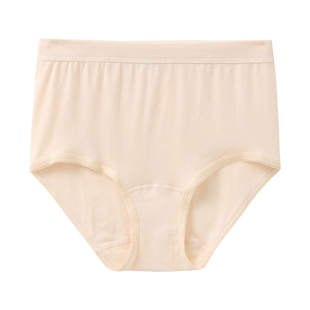 PROMAN豪门3条装女士纯棉罗纹高腰内裤妈妈短裤头宽松中老年全棉