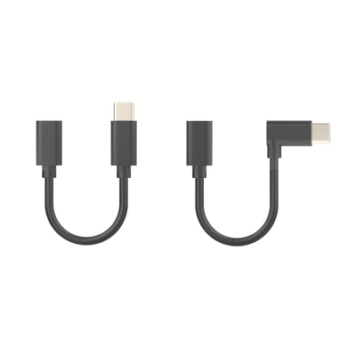 Mini5母转TypeC/Micro/Mini8充电数据线公母双头超短转接头转接线