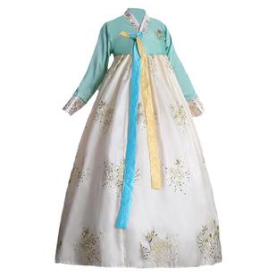 新款韩国传统大长今宫廷古装朝鲜族民族服装成人舞蹈表演服韩服女