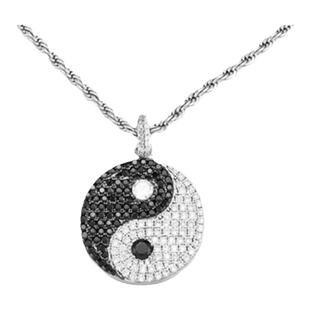 KREAM ICE Tai Chi 满钻太极吊坠男嘻哈女同款项链