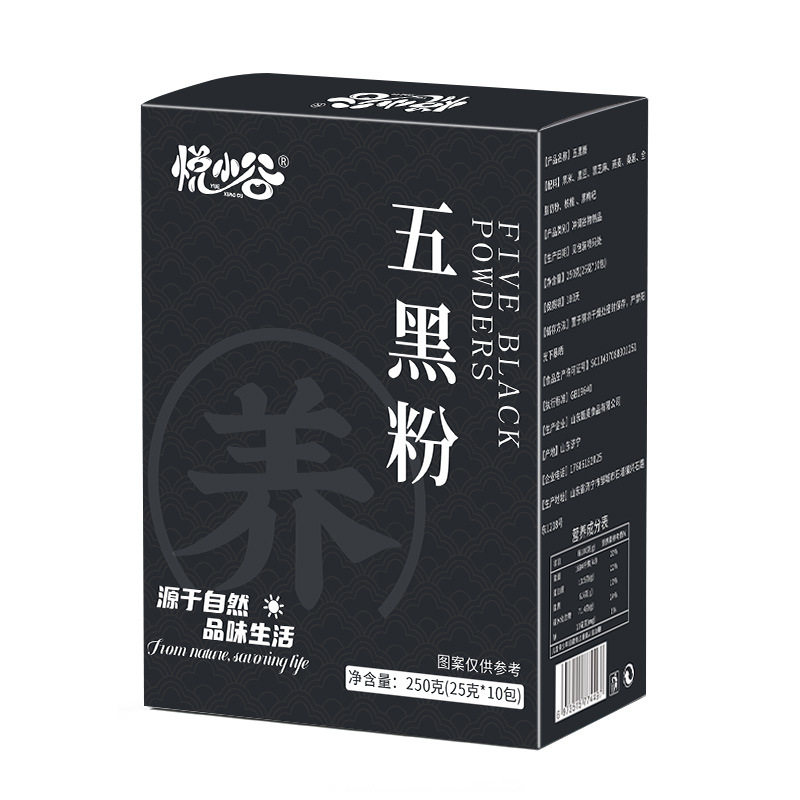 悦小谷五黑粉营养谷物养生代餐粉