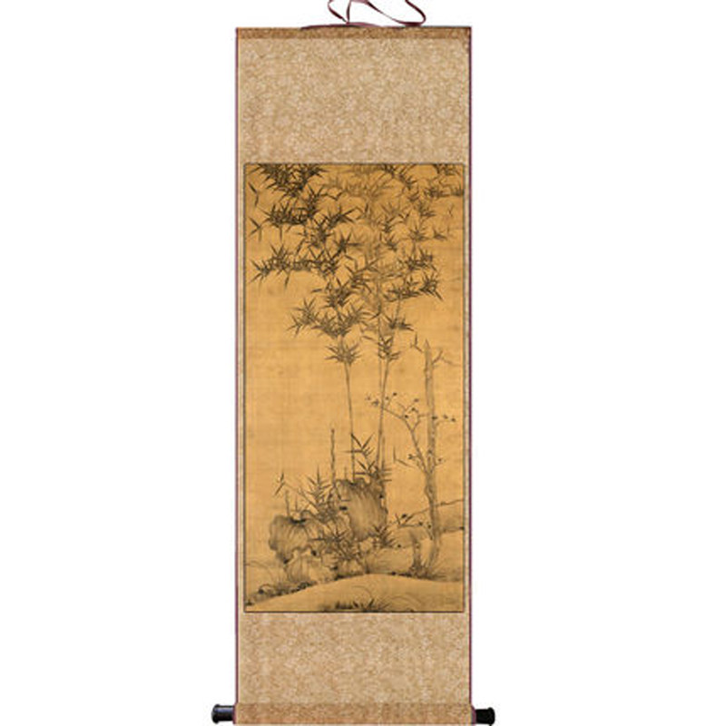水墨竹子定制茶楼宣纸名家字画
