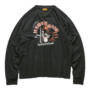 现货 HUMAN MADE GRAPHIC L/S TEE 日产爱心人物印花长袖T恤 25SS